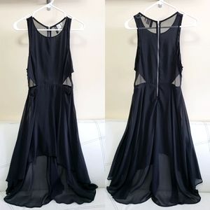 Hi-Low cut out dress